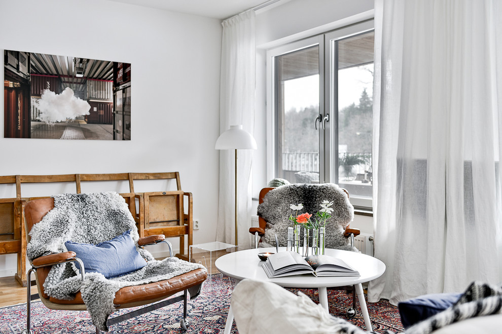 Photo of a midcentury living room in Stockholm.