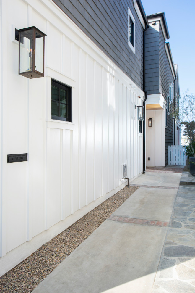 Design ideas for a beach style garage in Orange County.
