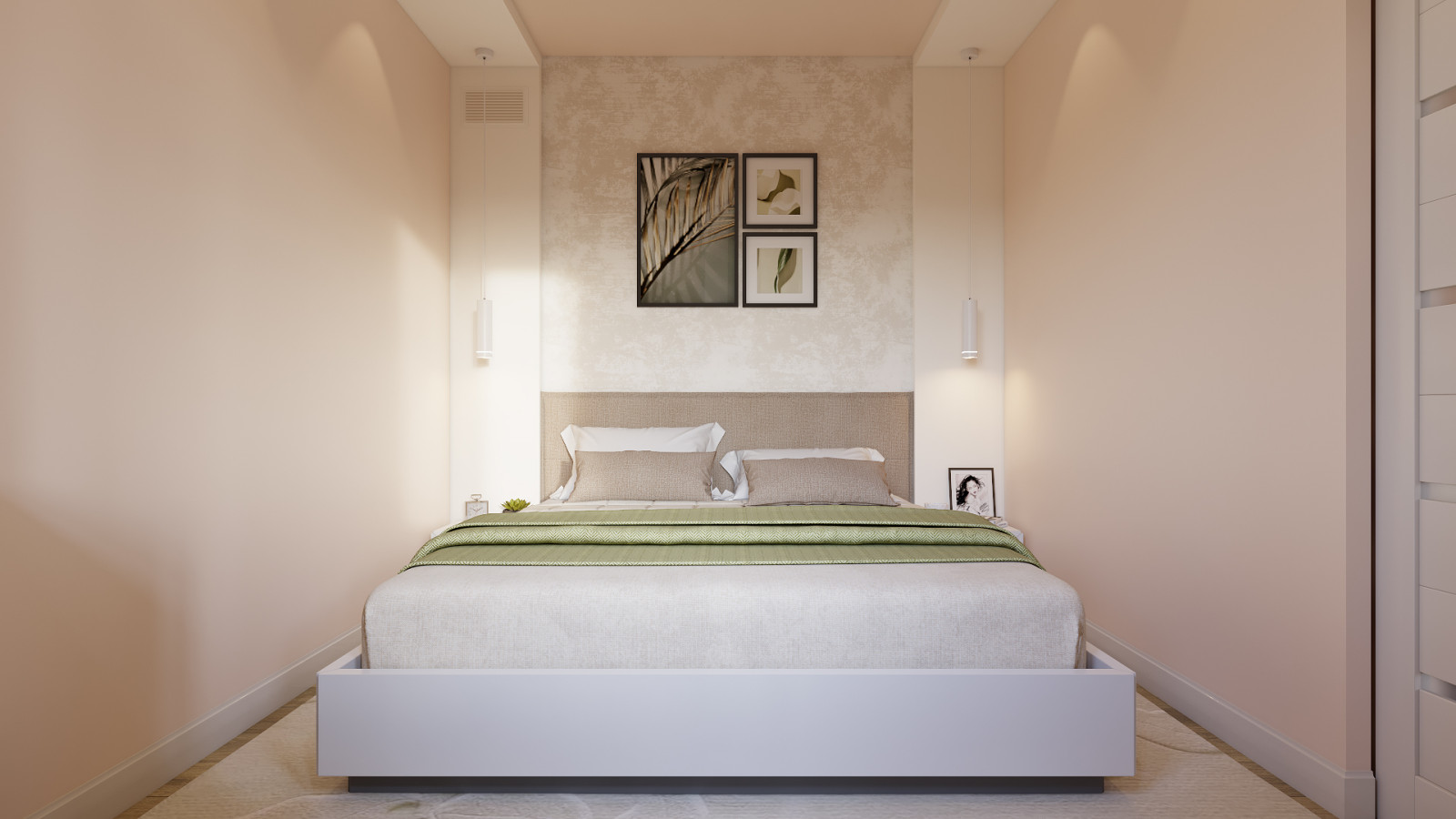 Дизайн двухкомнатной квартиры 44 м2