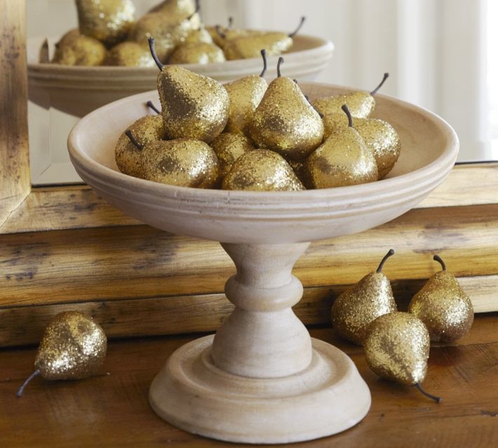 Gold Pears Vase Filler