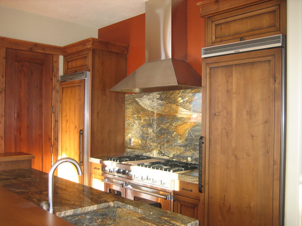 Photo of a traditional kitchen in Boise.
