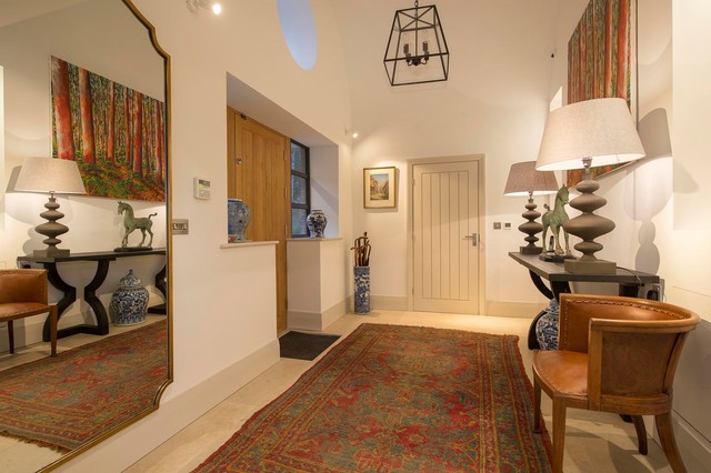 York Barn Conversion amerikansk-craftsman-hall