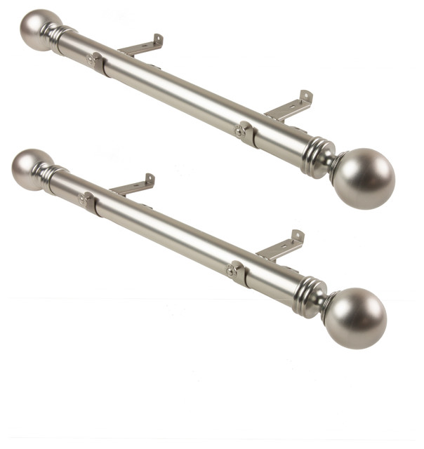 Serena 1 5 Side Curtain Rod Traditional Curtain Rods By Rod