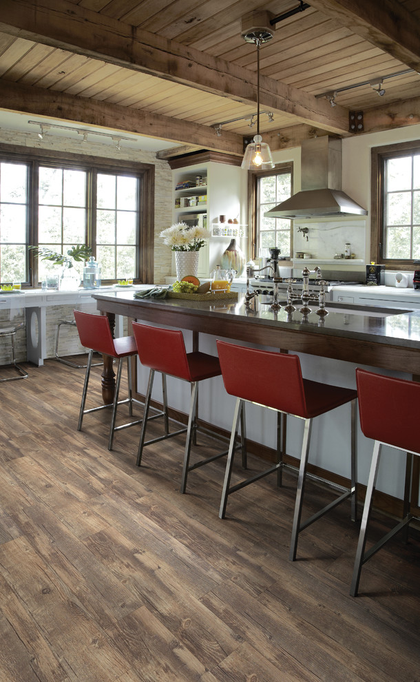 Kitchen - vinyl floor kitchen idea