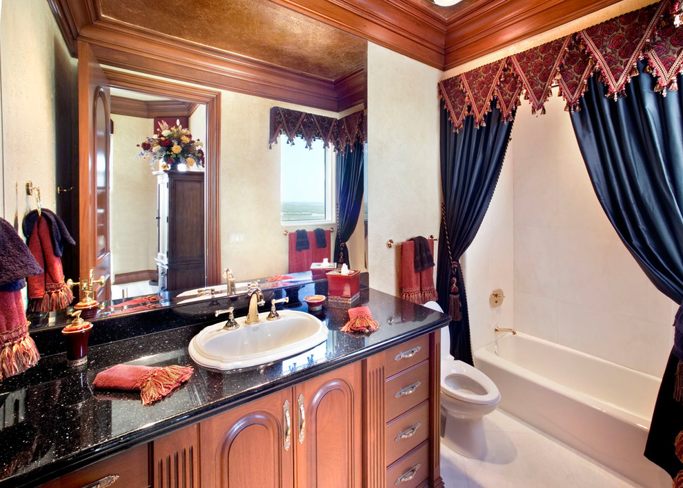 Inspiration for a transitional bathroom remodel in Miami