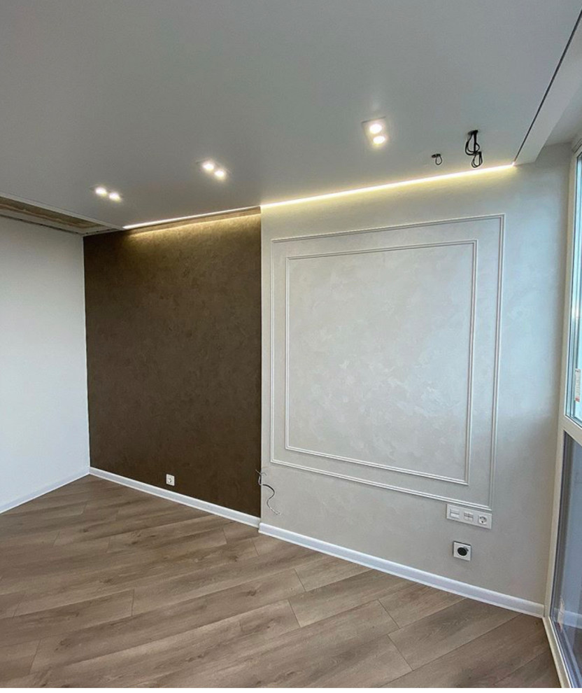 Ремонт 3х комнатной квартиры под ключ по дизайн-проекту