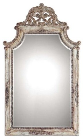 Uttermost Portici Antique Ivory Mirror