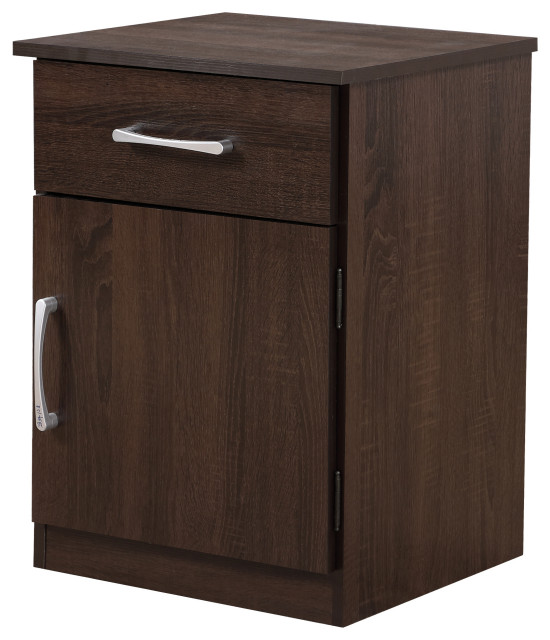 Alston Grey Nightstand Transitional Nightstands And Bedside Tables