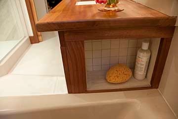 Reclaimed Mahogany Bathroom