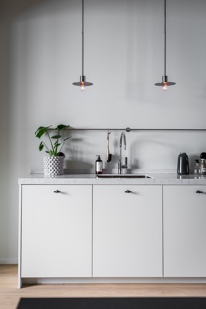 Photo of a contemporary kitchen in Stockholm.