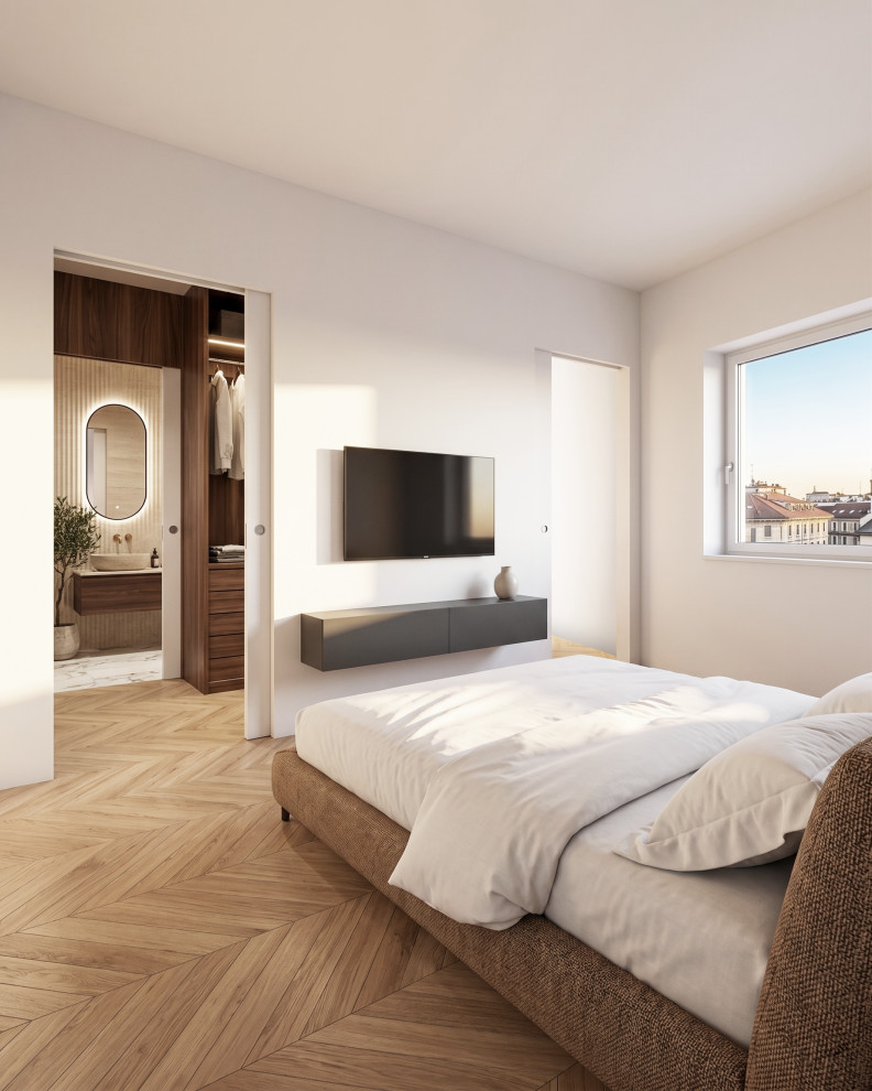 Progettazione Interni Attico 165 mq + lastrico solare 150 mq Milano