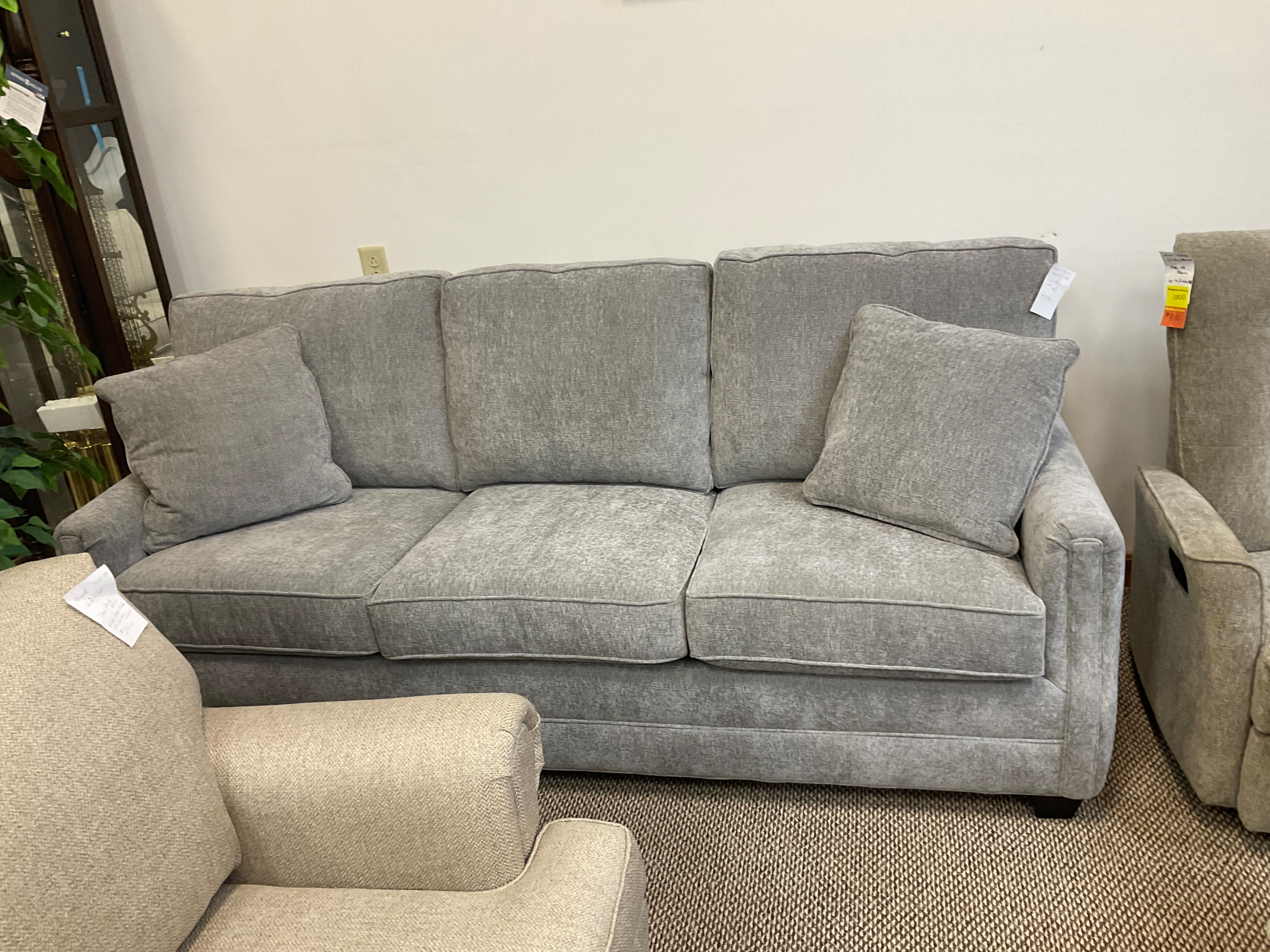 Temple Furniture #18220- 88" sofa: loose back