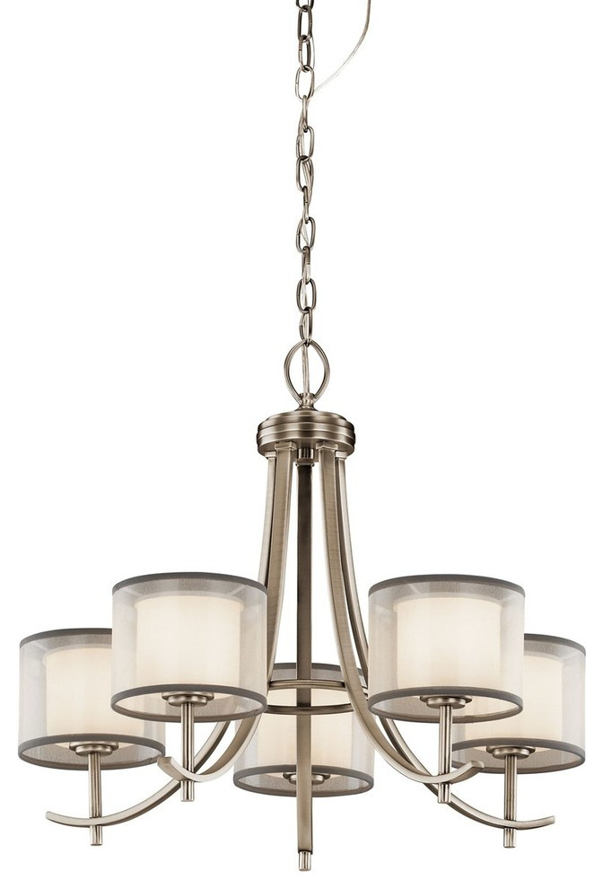 Kichler Tallie Chandelier 5Light Transitional Chandeliers by Lighting and Locks Houzz