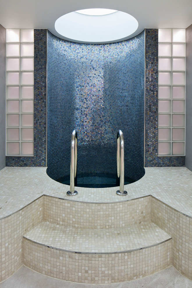 Foto di una stanza da bagno scandinava di medie dimensioni
