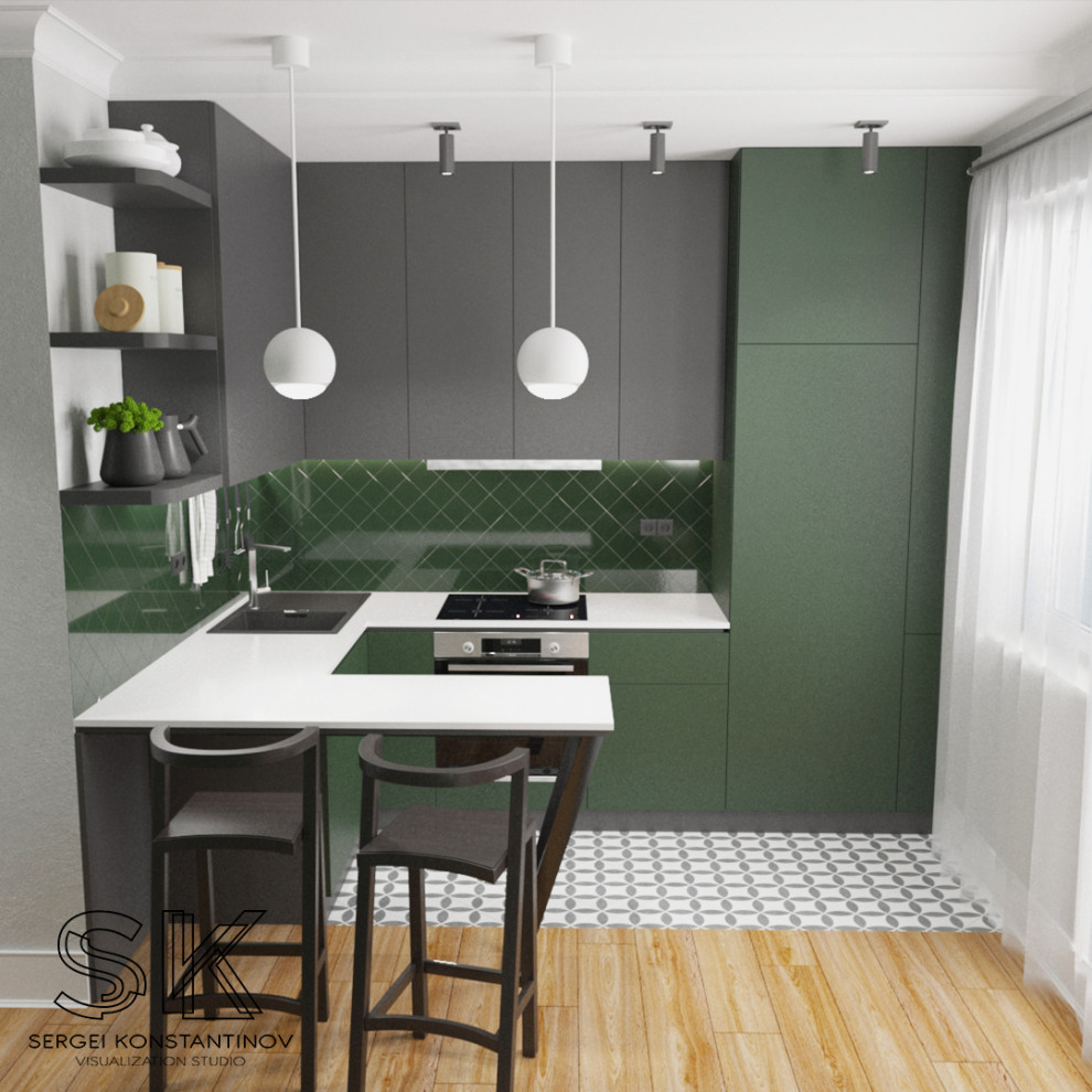 Светлая кухня