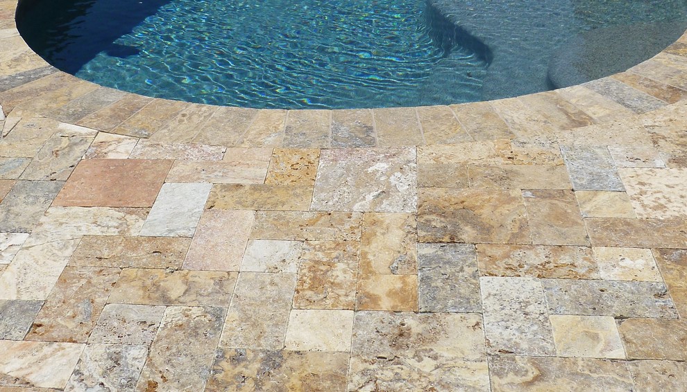 Transitional pool photo in Phoenix