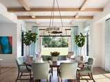 Transitional Dining Room by Kelly Hohla Interiors