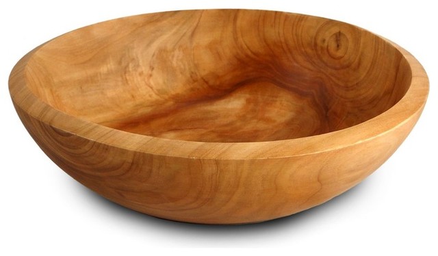 Enrico Small Turned Root Wood Bowl, Decorative Grade