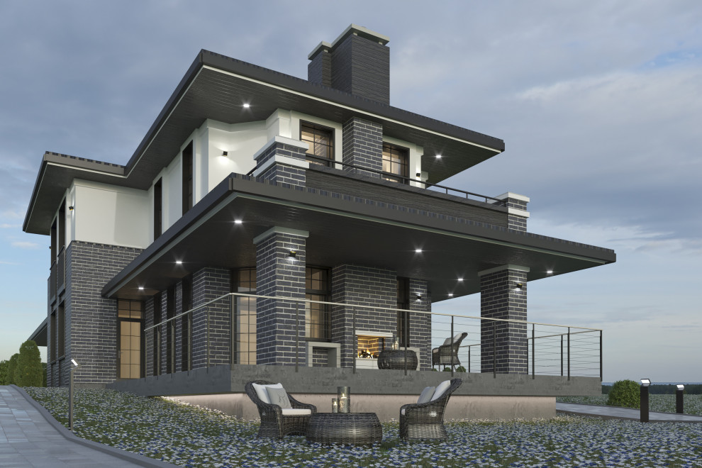 ИНДИВИДУАЛЬНЫЙ ЖИЛОЙ ДОМ Проект создан: 06/2018 Общая площадь: 272,35 м2