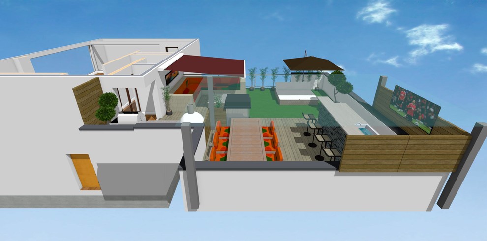 Luxurious Penthouse with Roof Terrace, Manchester
