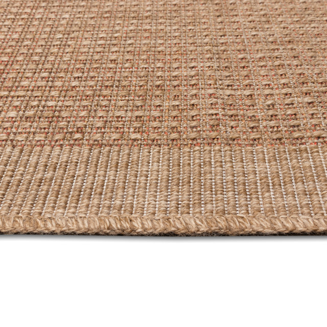 Sahara Texture Border Indoor/Outdoor Rug, 7'10
