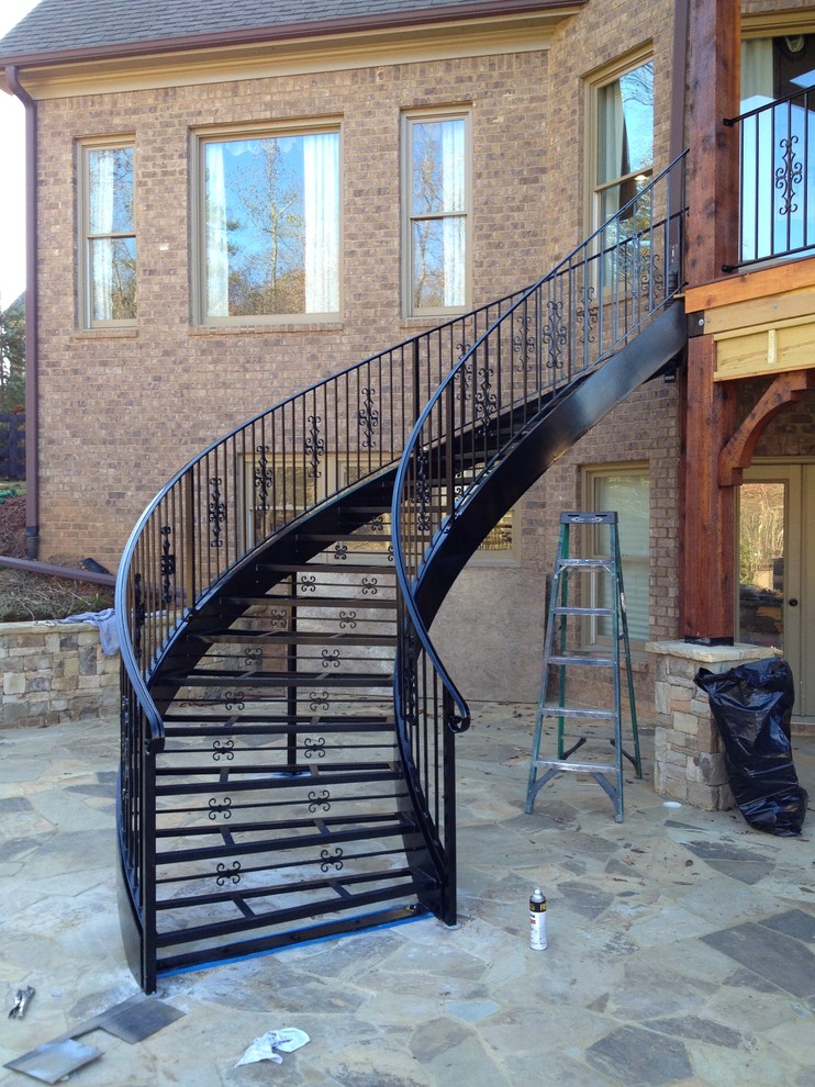 Spiral Staircase / Metal Stairs - Traditional - Atlanta - by Womack ...