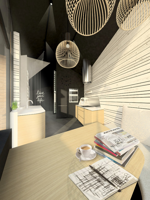 Chalet Normandie contemporary-koek