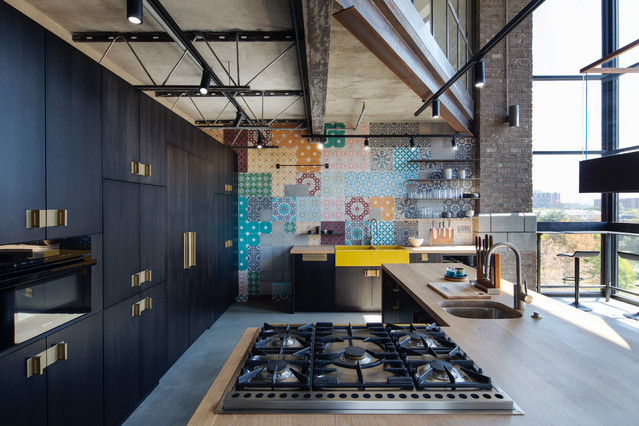 Broadway Park Lofts industrial-kueche