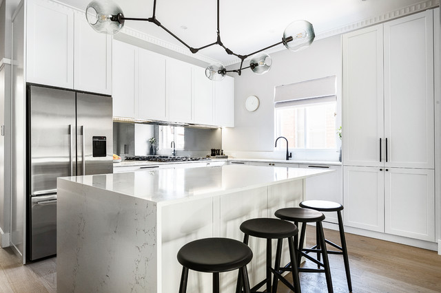 Modern Hamptons Kitchen transitional-kitchen
