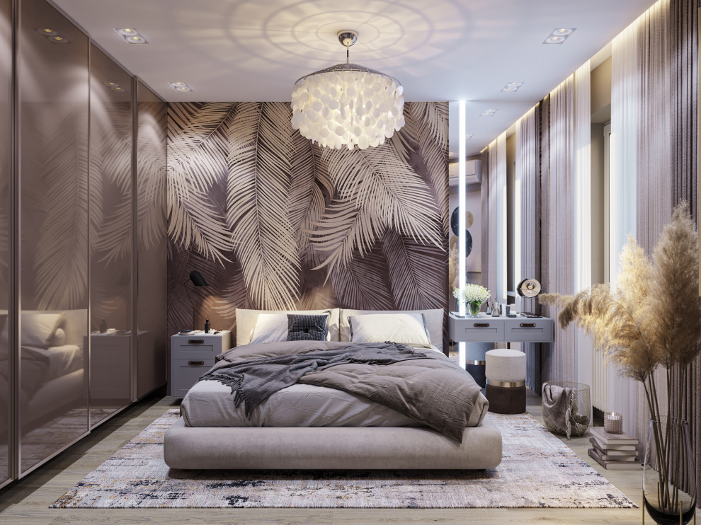 СОВРЕМЕННАЯ СПАЛЬНЯ В ГОРОДСКОЙ КВАРТИРЕ