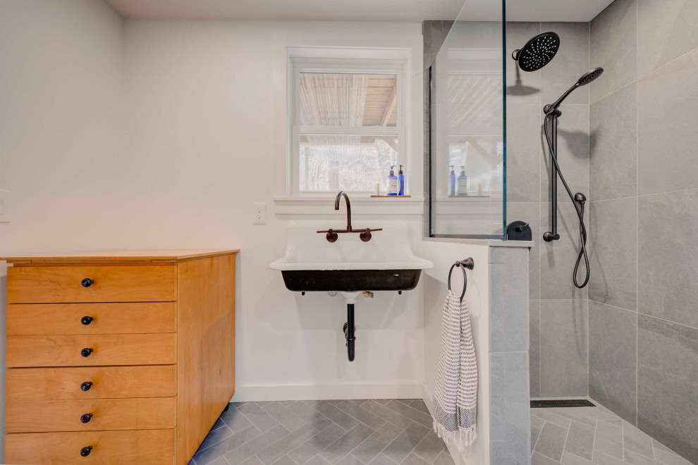 Industrial Bathroom Remodel - Shelburne Falls, MA
