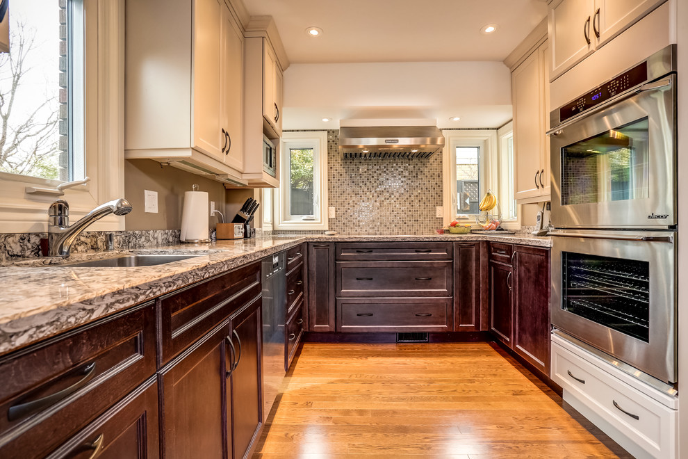 Inspiration for a transitional kitchen remodel in Toronto
