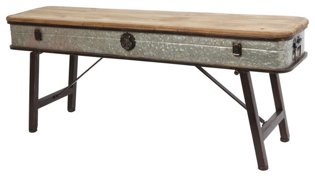 41 Metal Wood Antique Bench Farmhouse Accent And Storage