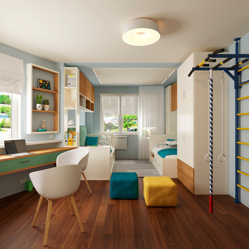 Дизайн проект детских комнат с проектированием мебели