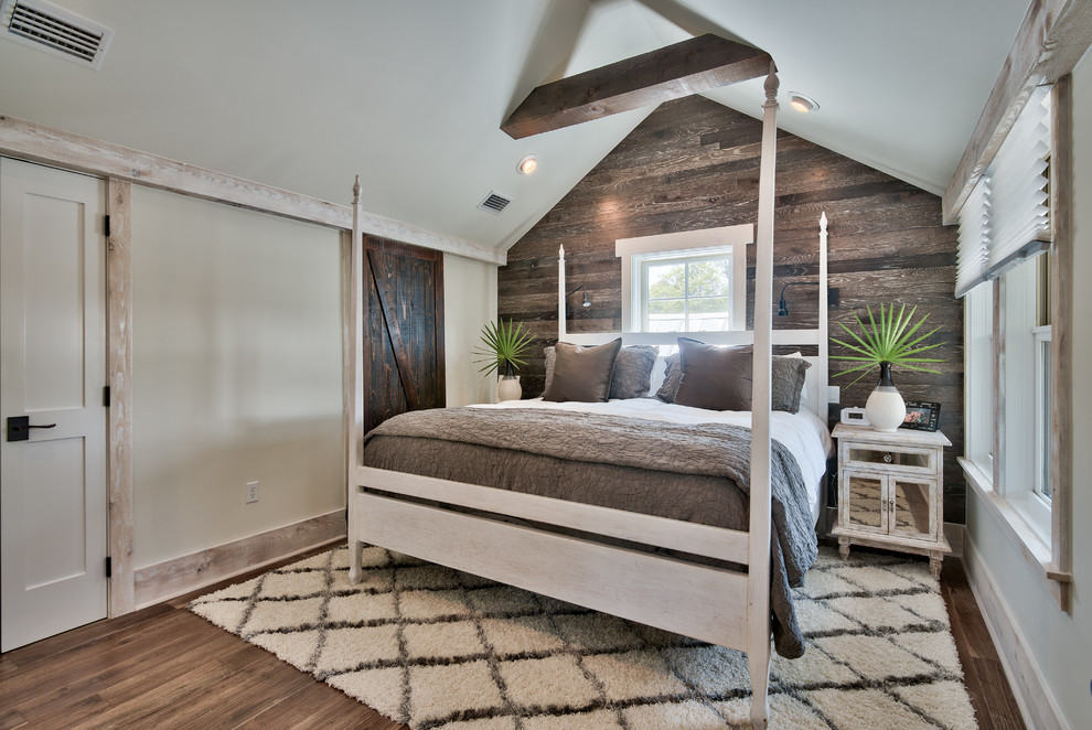 This is an example of a country bedroom in Miami.