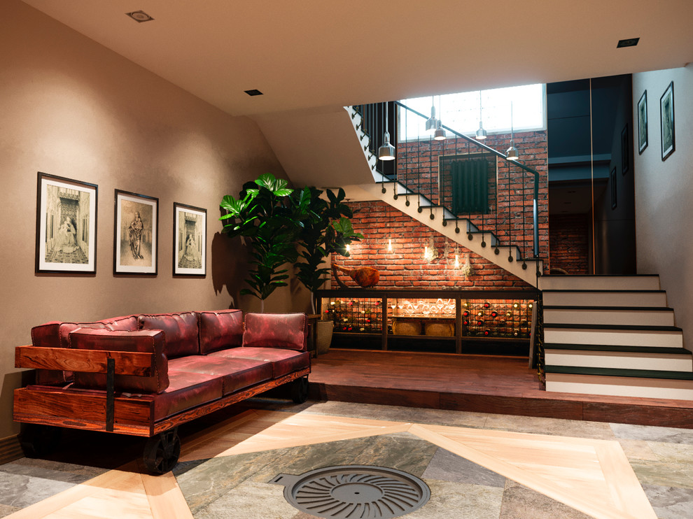 Лофт, цоколь и тренажерный зал