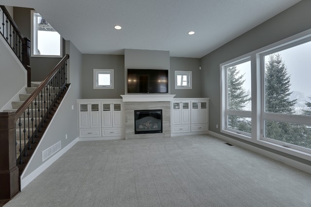 Customized Aspen traditional-living-room