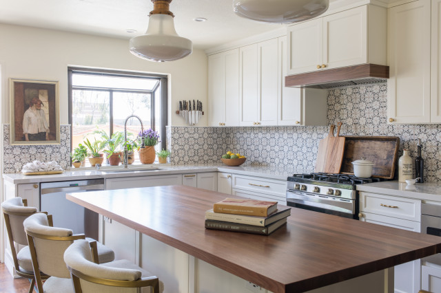 Modern Cafe Kitchen nyklassisk-koekken