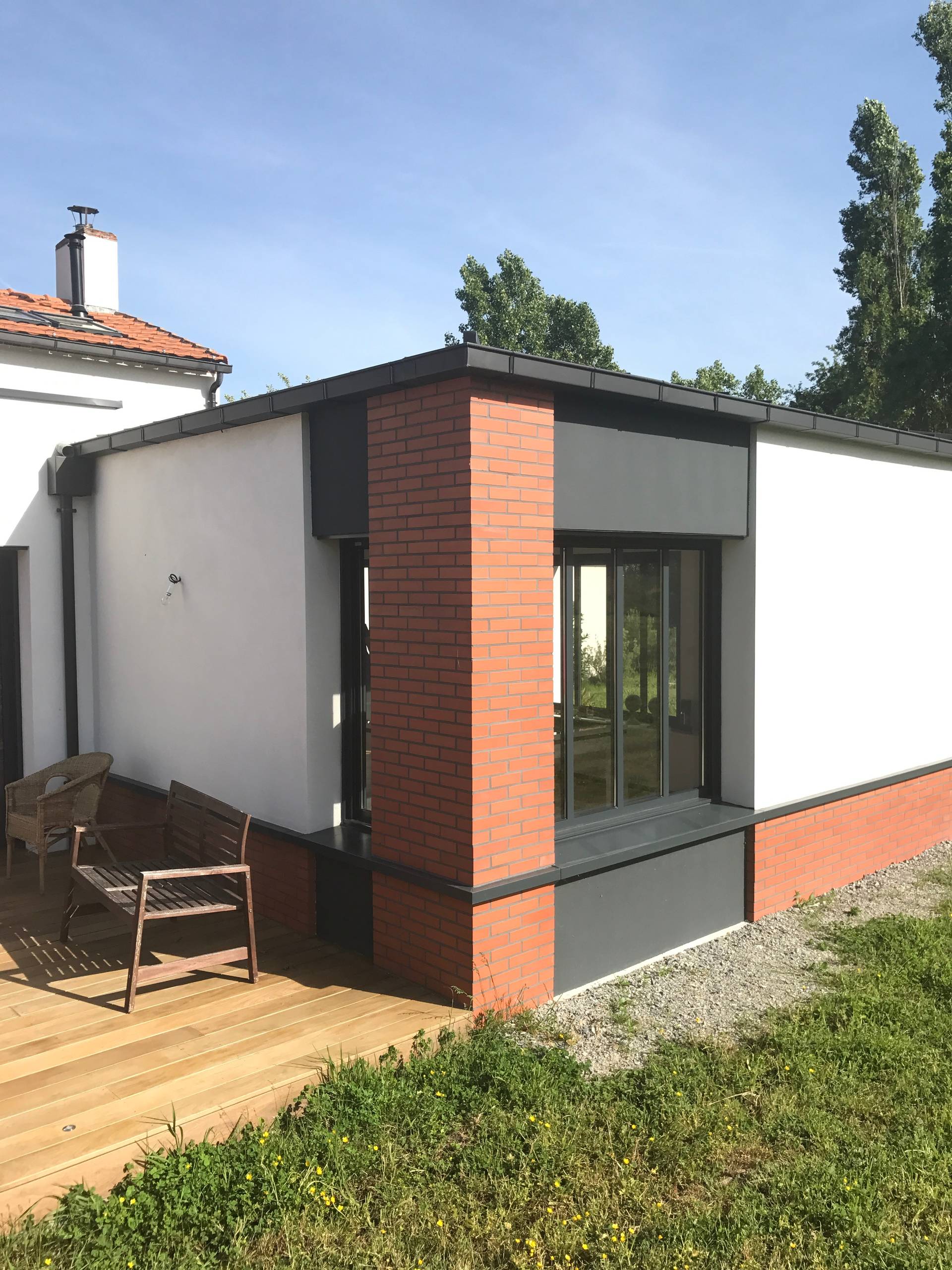 Réorganisation de l’espace et extension d'une maison