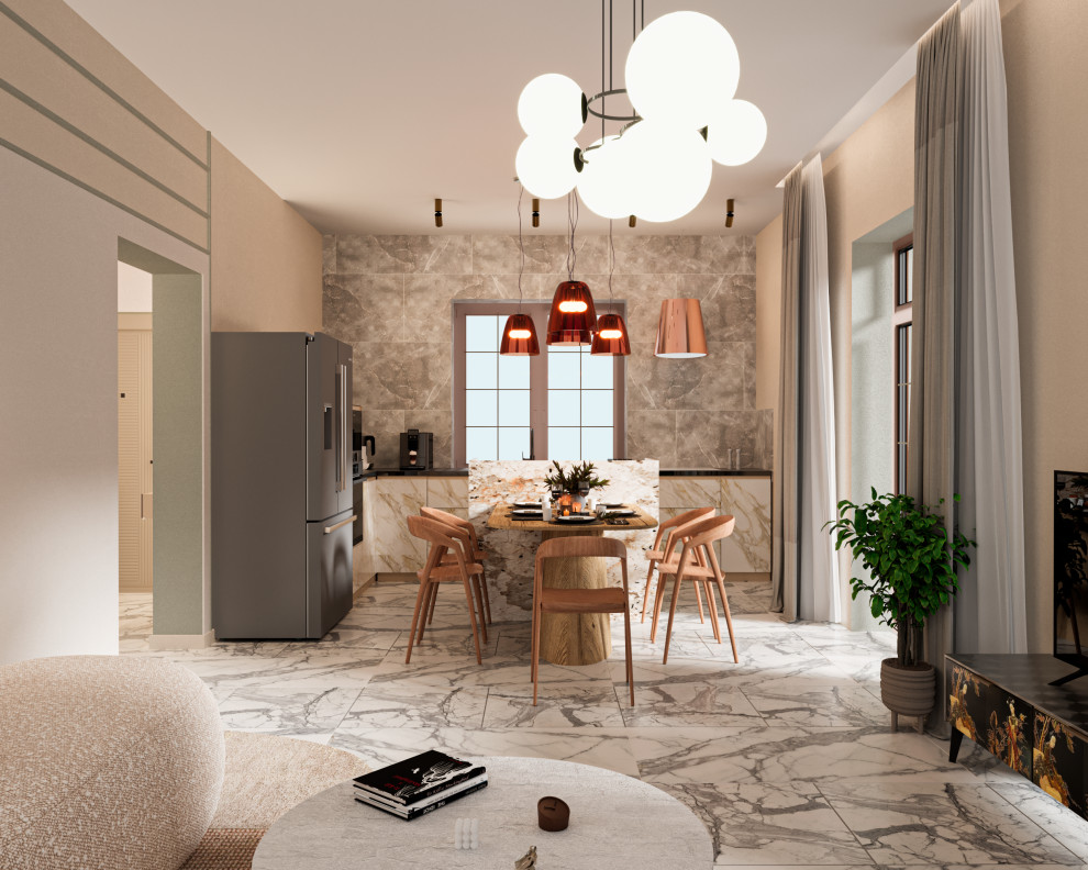 Дизайн интерьера загородного дома в КП Графская Славянка