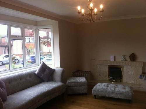 Curtains And Feature Wall