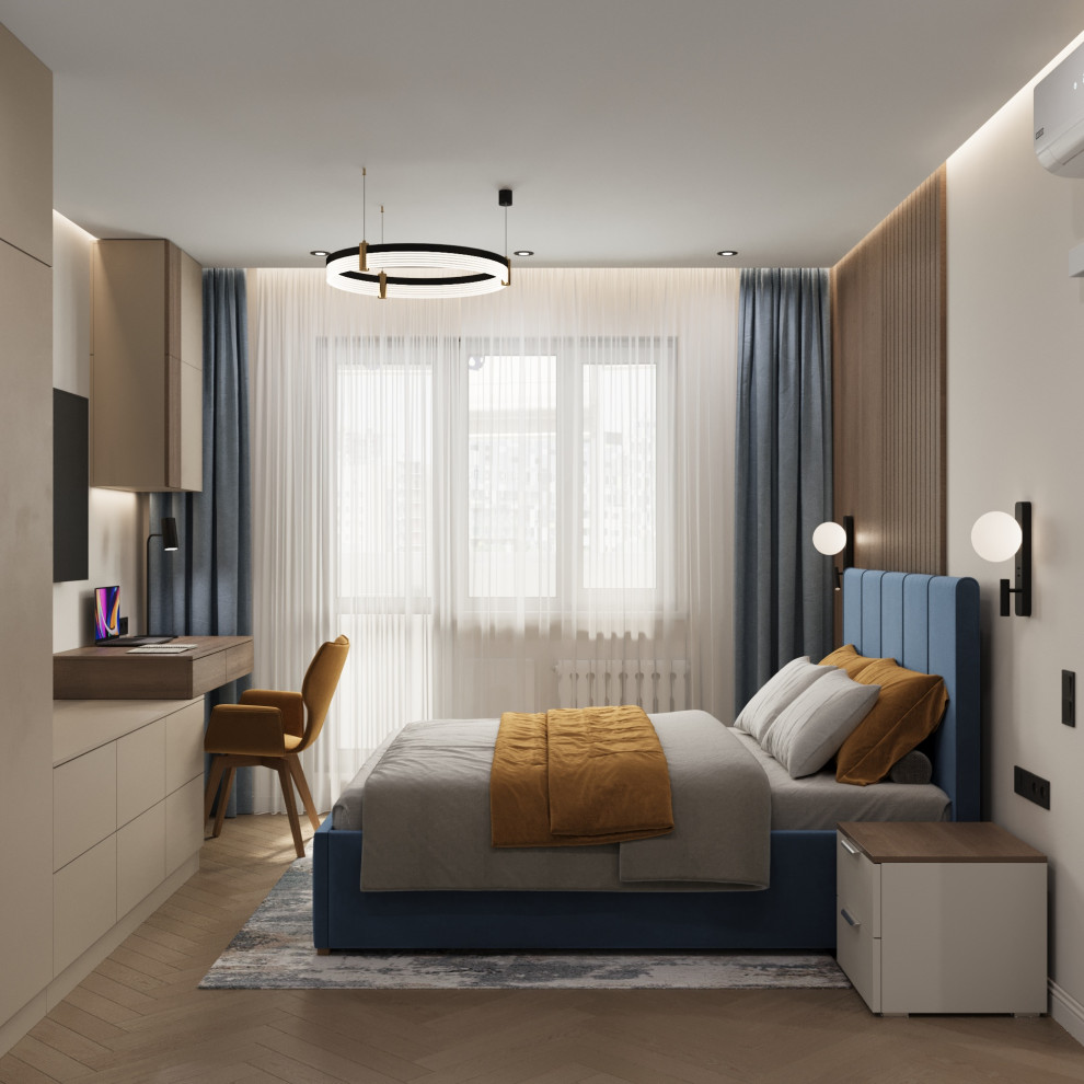 Дизайн квартиры во вторичном фонде, Кантемировская, Москва