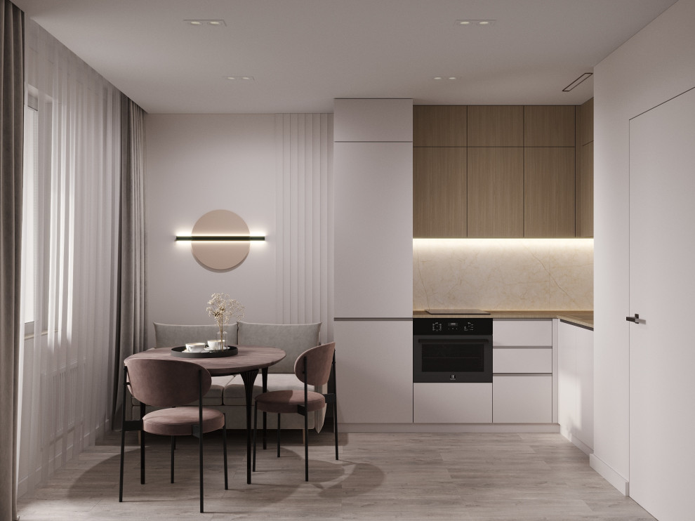 Проект 1-комн.квартиры в ЖК Авиатор, г.Санкт-Петербург, 2021г.