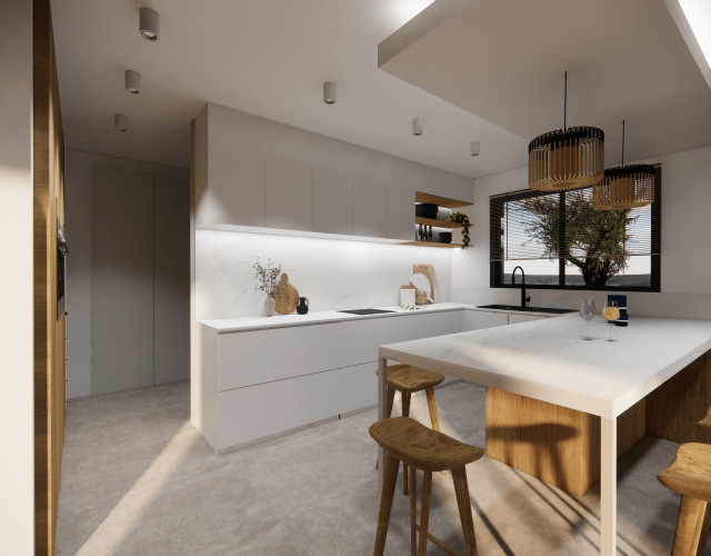 Projet Castellet modern-kueche
