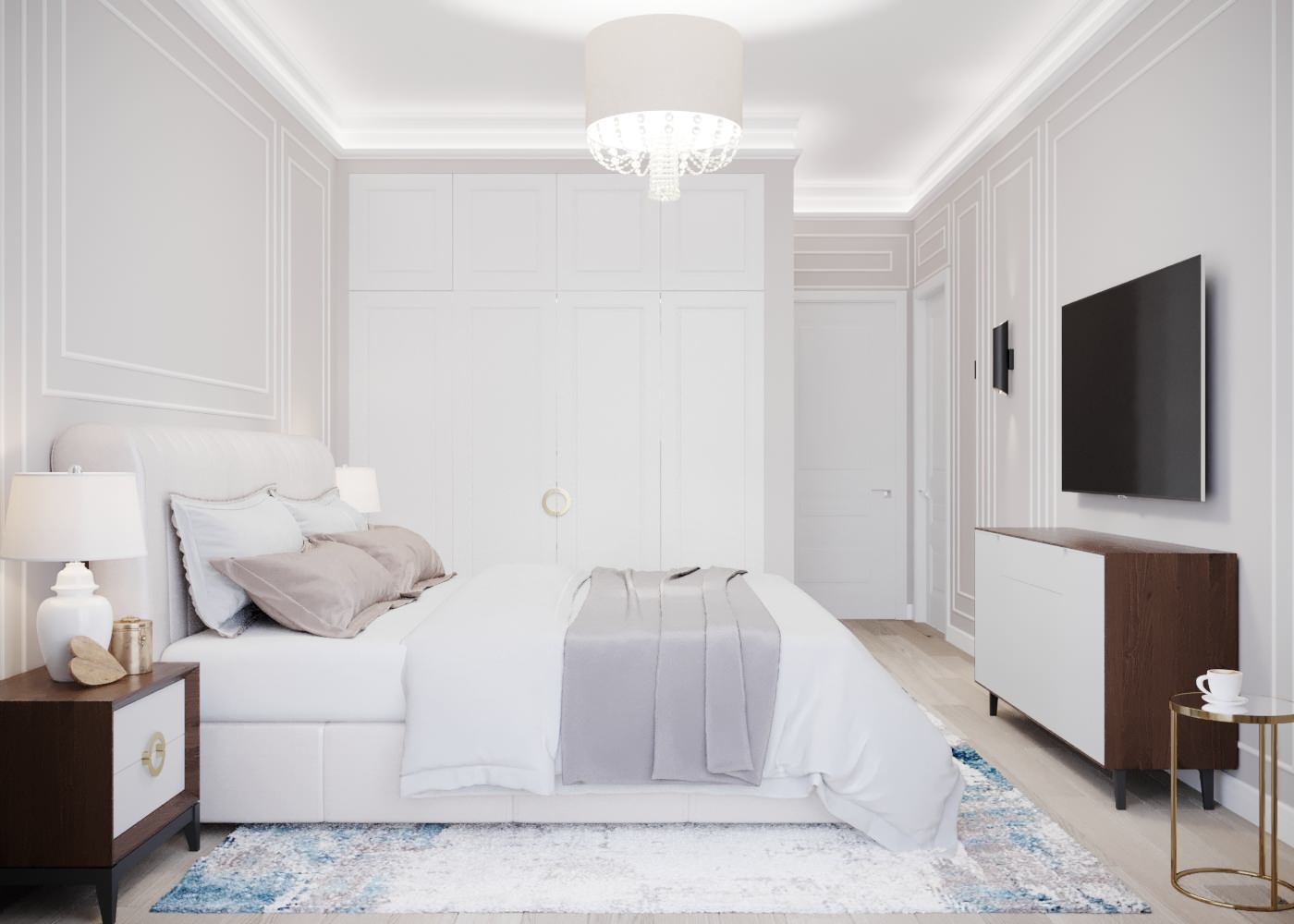 Спальня. ЖК Крестовский де люкс