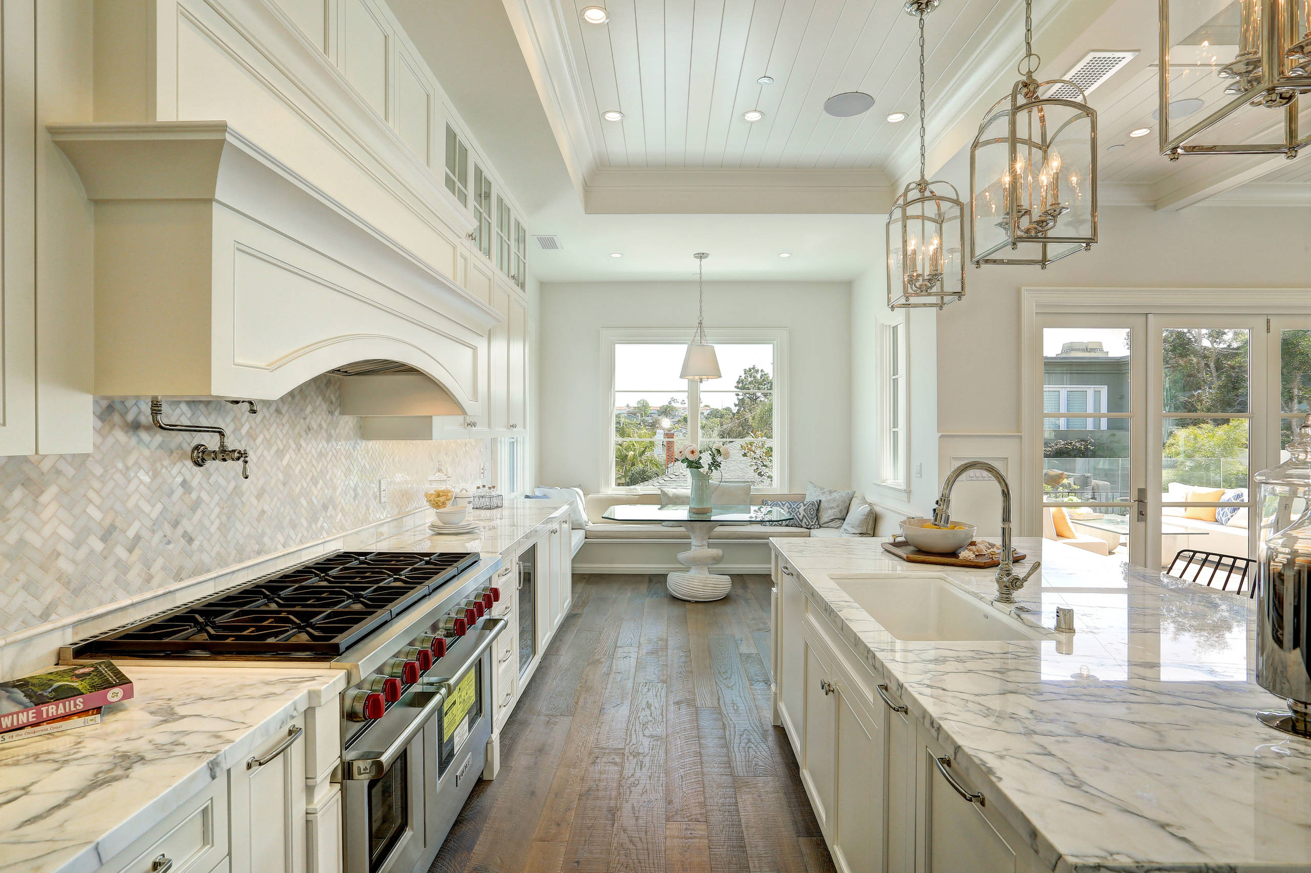Kitchen- Meticulously Detailed Cape Cod Home in Manhattan Beach, CA