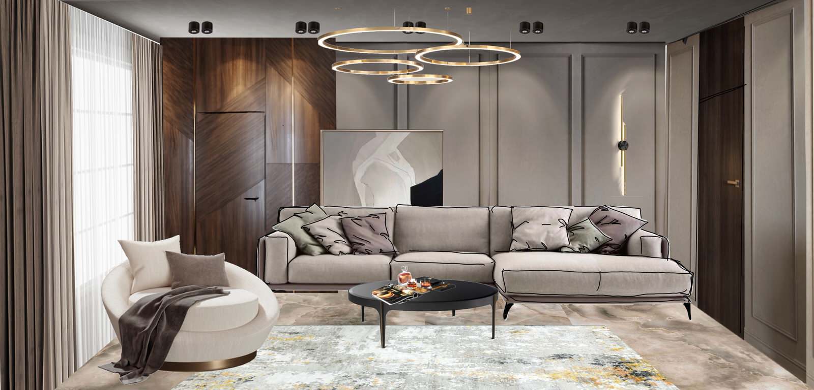 Дизайн дома в пригороде Королева