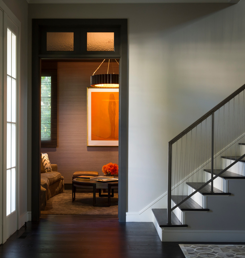 Inspiration for a transitional entryway in San Francisco.