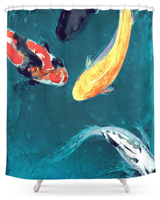 Water Ballet Shower Curtain Asian Curtains By Society6