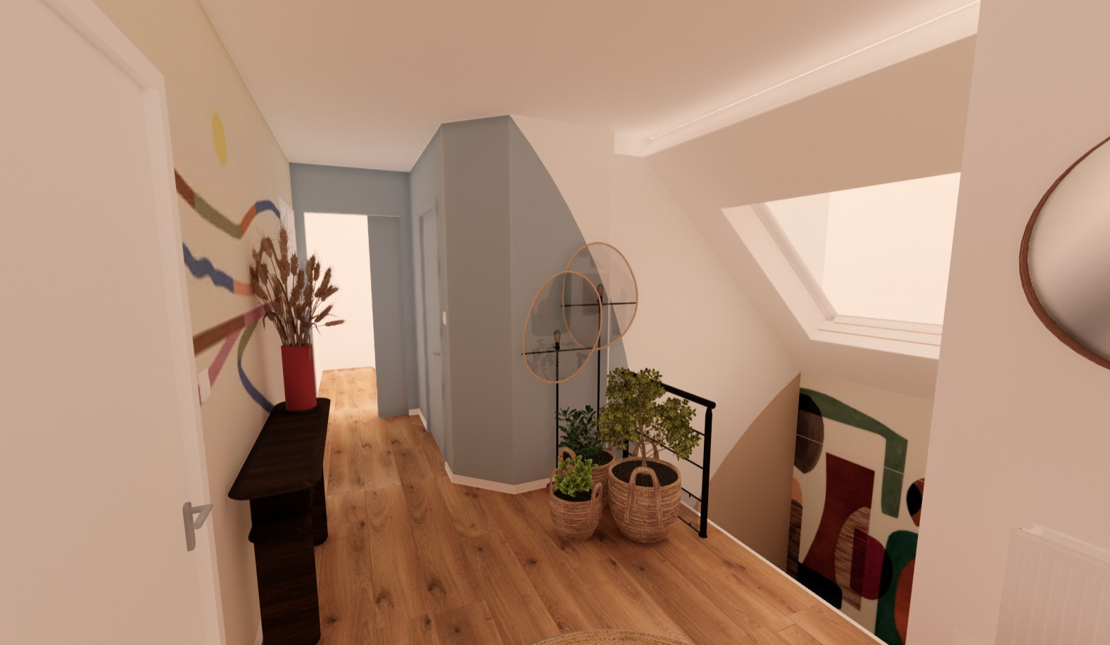 Créer une ambiance arty et chaleureuse dans une superbe maison contemporaine